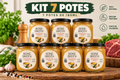Caldo de Ossos Bovino | Kit 7 Potes de 180ml